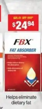 Chemist Warehouse FBX Fat Absorber offer