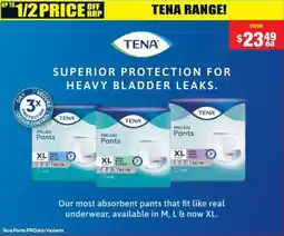 Chemist Warehouse Tena Pants PROskin offer