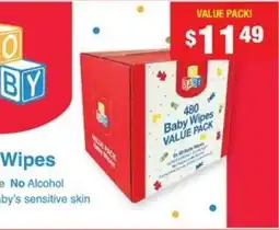 Chemist Warehouse 480 Baby Wipes offer