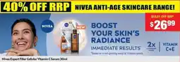 Chemist Warehouse Nivea Expert Filler Cellular Vitamin C Serum offer