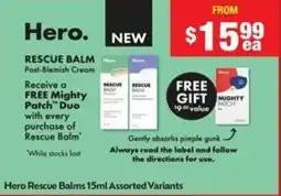 Chemist Warehouse Hero Rescue Balms offer