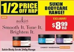 Chemist Warehouse Sukin Body Scrub offer