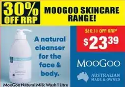Chemist Warehouse MooGoo Natural Milk Wash offer