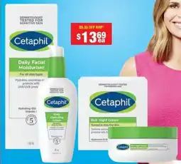 Chemist Warehouse Cetaphil Face Daily Hydrating Lotion With Hyaluronic Acid or Rich Hydrating Night Cream with Hyaluronic Acid offer