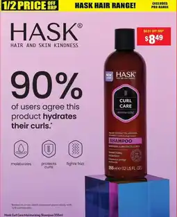 Chemist Warehouse Hask Curl Care Moisturizing Shampoo offer