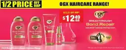 Chemist Warehouse OGX Bond Protein Repair Haircare Range offer