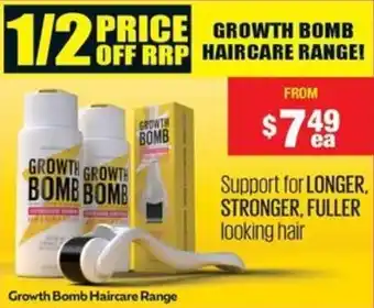 Chemist Warehouse Growth Bomb Haircare Range offer