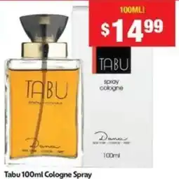 Chemist Warehouse Tabu Cologne Spray offer