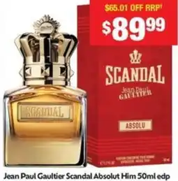 Chemist Warehouse Jean Paul Gaultier Scandal Absolut Him offer