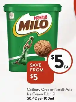 Foodworks Cadbury Oreo or Nestlé Milo offer