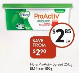 Foodworks Flora ProActiv Spread offer