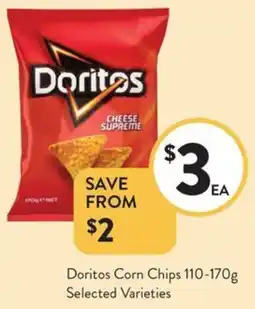 Foodworks Doritos Corn Chips offer