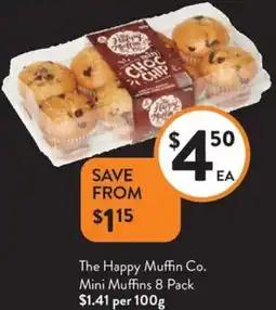 Foodworks The Happy Muffin Co. Mini Muffins offer