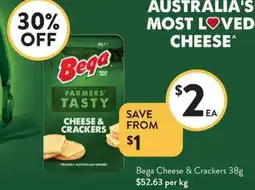 Foodworks Bega Cheese & Crackers offer