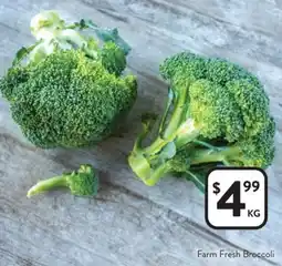 Foodworks Farm Fresh Broccoli offer