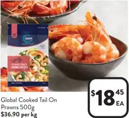 Foodworks Global Cooked Tail On Prawns offer