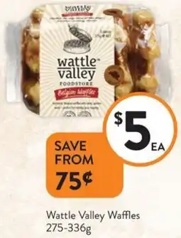 Foodworks Wattle Valley Waffles offer