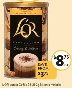 Foodworks L'OR Instant Coffee offer