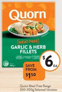 Foodworks Quorn Meat Free Range offer