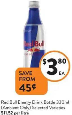 Foodworks Red Bull Energy Drink Bottle offer