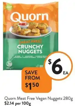 Foodworks Quorn Meat Free Vegan Nuggets offer