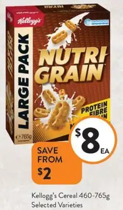 Foodworks Kellogg's Cereal offer