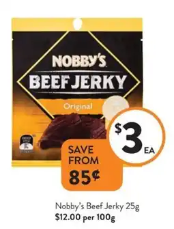 Foodworks Nobby's Beef Jerky offer