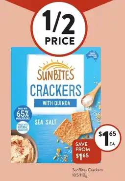 Foodworks SunBites Crackers offer