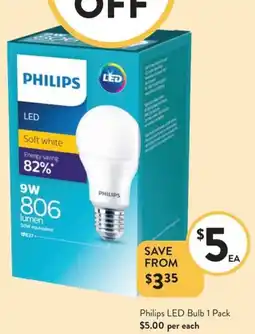 Foodworks Philips LED Bulb offer