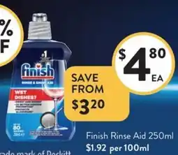 Foodworks Finish Rinse Aid offer