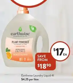 Earthwise Laundry Liquid