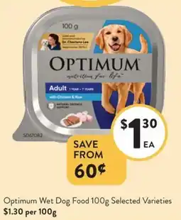 Foodworks Optimum Wet Dog Food offer