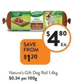 Nature's Gift Dog Roll