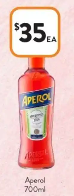 Foodworks Aperol offer