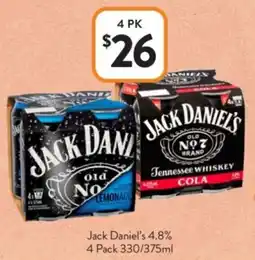 Foodworks Jack Daniel's offer