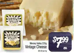 Foodworks Mersey Valley Vintage Cheese offer