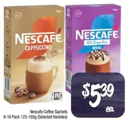 Foodworks Nescafe Coffee Sachets offer