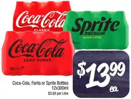 Foodworks Coca-Cola, Fanta or Sprite Bottles offer