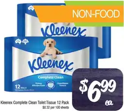 Foodworks Kleenex Complete Clean Toilet Tissue offer