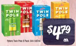 Foodworks Peters Twin Pole offer