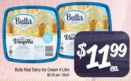 Foodworks Bulla Real Dairy Ice Cream offer