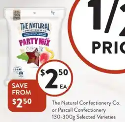 Foodworks The Natural Confectionery Co. or Pascall Confectionery offer