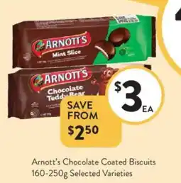 Foodworks Arnott's Chocolate Coated Biscuits offer