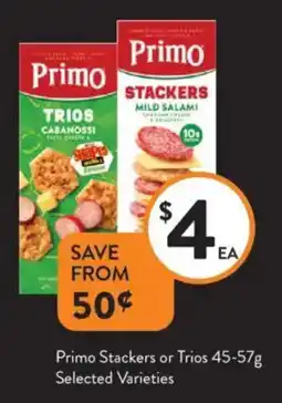 Foodworks Primo Stackers or Trios offer