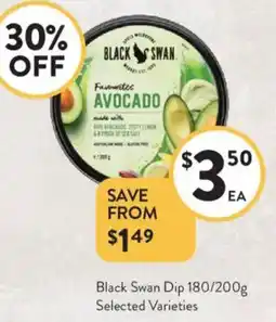 Foodworks Black Swan Dip offer