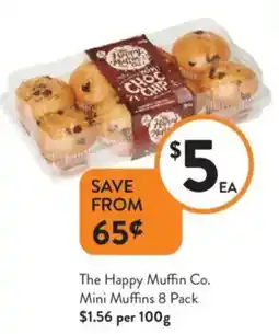 Foodworks The Happy Muffin Co. Mini Muffins offer