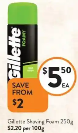 Gillette Shaving Foam