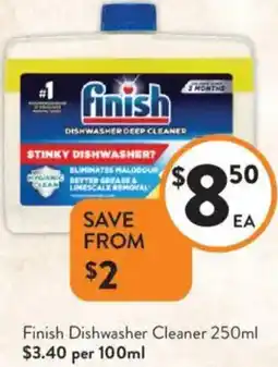 Foodworks Finish Dishwasher Cleaner offer