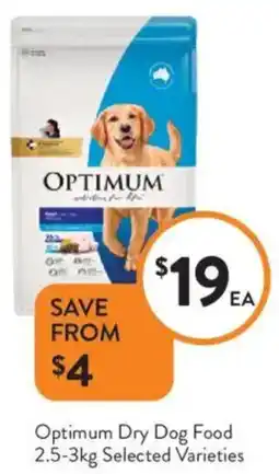 Foodworks Optimum Dry Dog Food offer