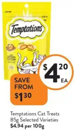 Foodworks Temptations Cat Treats offer